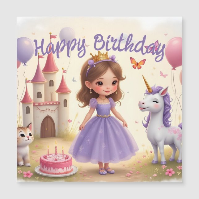 Magical Birthday in a Fairy Tale World (Front)