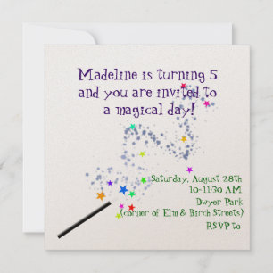 Magical Birthday Invitation 2