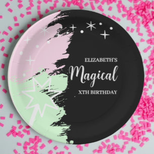 Magical Birthday Paper Plate