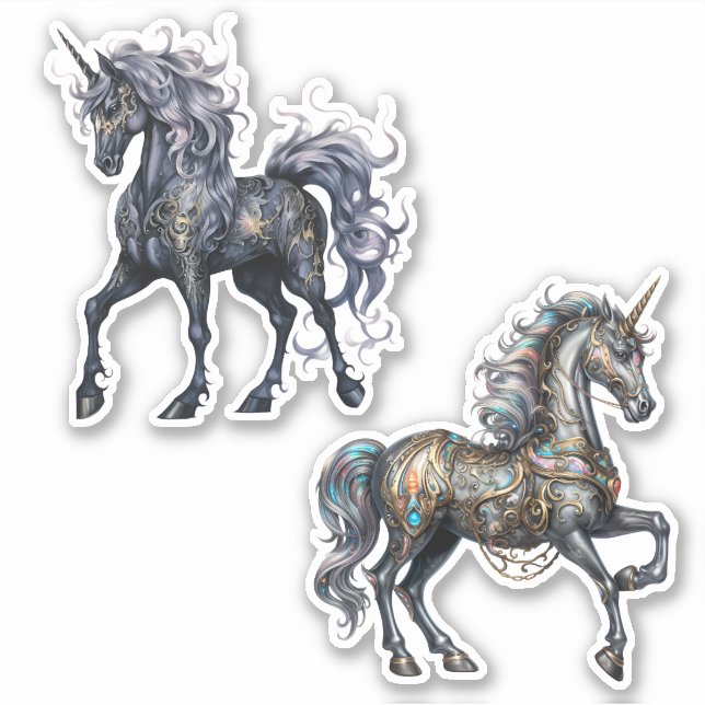 Magical Black Dark Unicorns (Front)