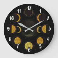 Magical Black & Gold Moon Phases