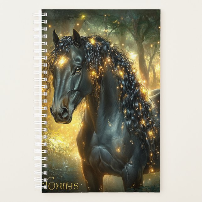 Magical Black Stallion Planner (Front)