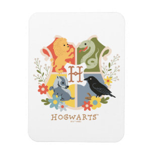 Magical Blooms HOGWARTS™ Crest Magnet