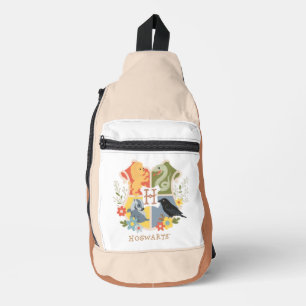 Magical Blooms HOGWARTS™ Crest Sling Bag