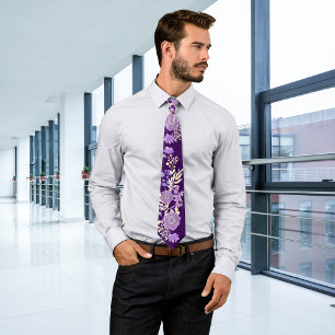 Magical Blooms Personalise Monogram Tie