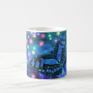 Magical Blue Butterfly Coffee Mug