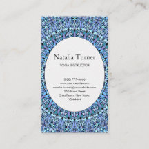 Magical Blue Flower Garden Mandala