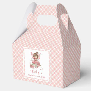 Magical Blush Pink Fairy Flowers Girl Favour Box
