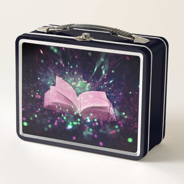 Magical Book Metal Lunch Box (Front)