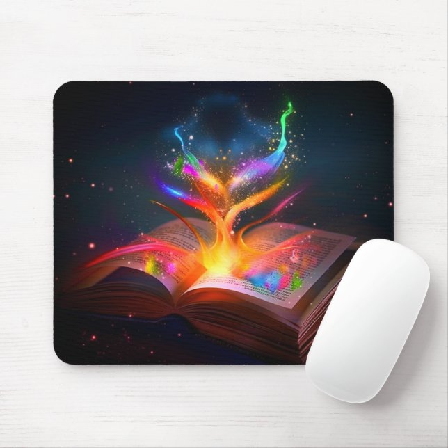 Magical Book Mouse Mat (With Mouse)