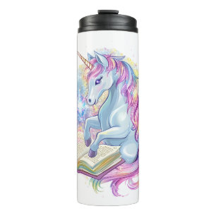 Magical Book Unicorn (1) Thermal Tumbler