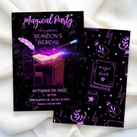 Magical book witch 