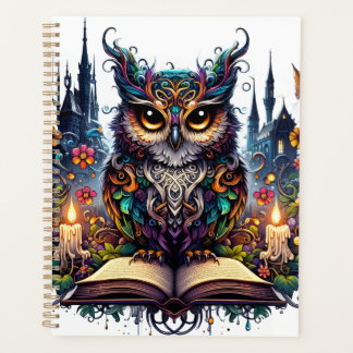Magical Bookish Owl Planner