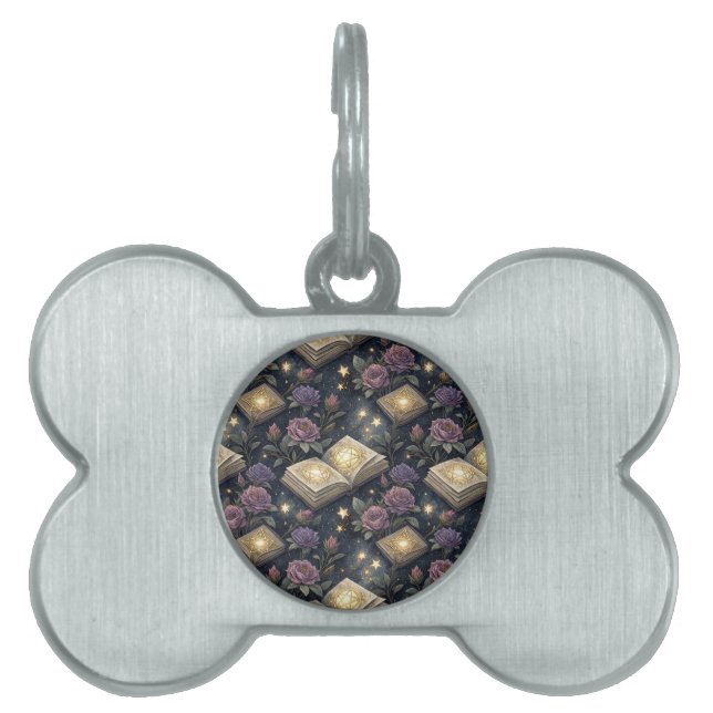 Magical Books Pet ID Tag (Front)
