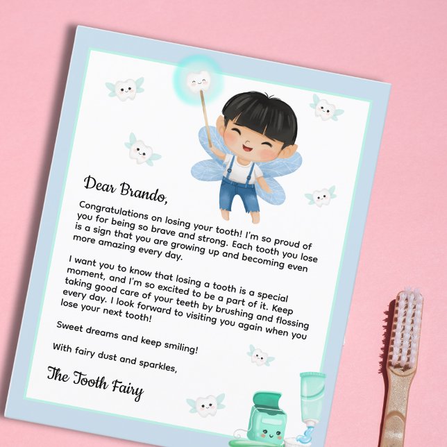 Magical Boy Tooth Fairy Keepsake for Boys Letter (Magical Boy Tooth Fairy Keepsake for Boys Letter)