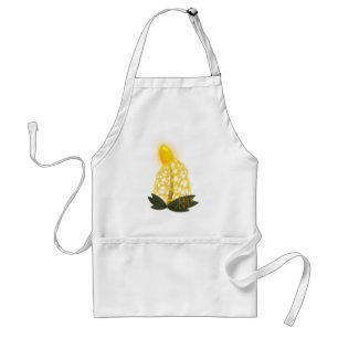 Magical Bridal Veil Sparkly Yellow Mushroom Standard Apron