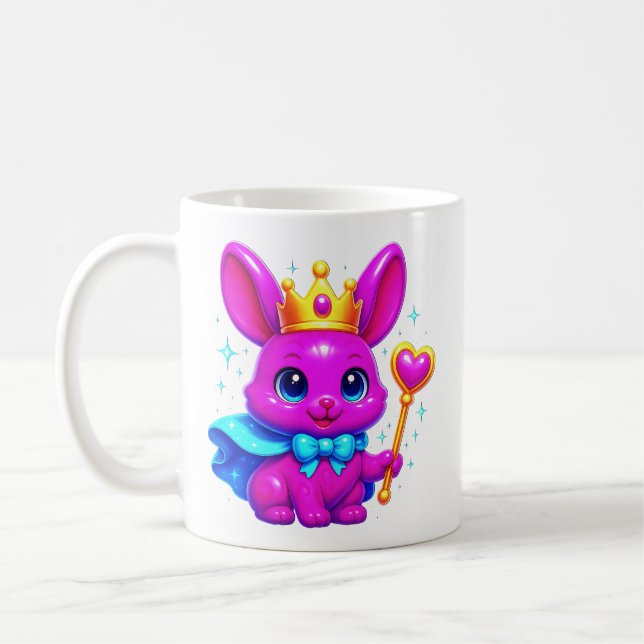 Magical Bunny Princess Coffee Mug (Left)