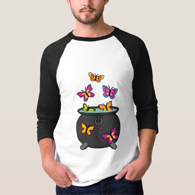 Magical Butterflies from a Cauldron T-Shirt (Front)