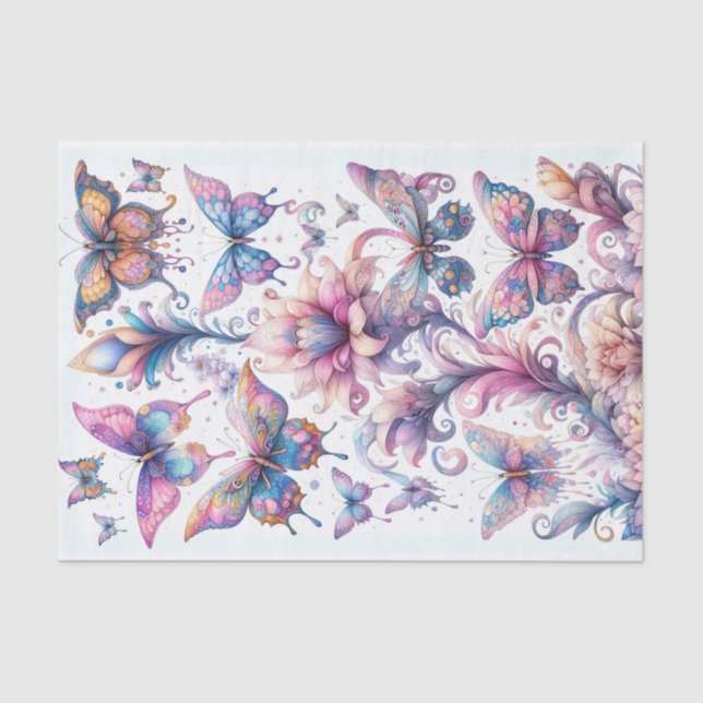 Magical Butterflies Tissue Paper (Front)