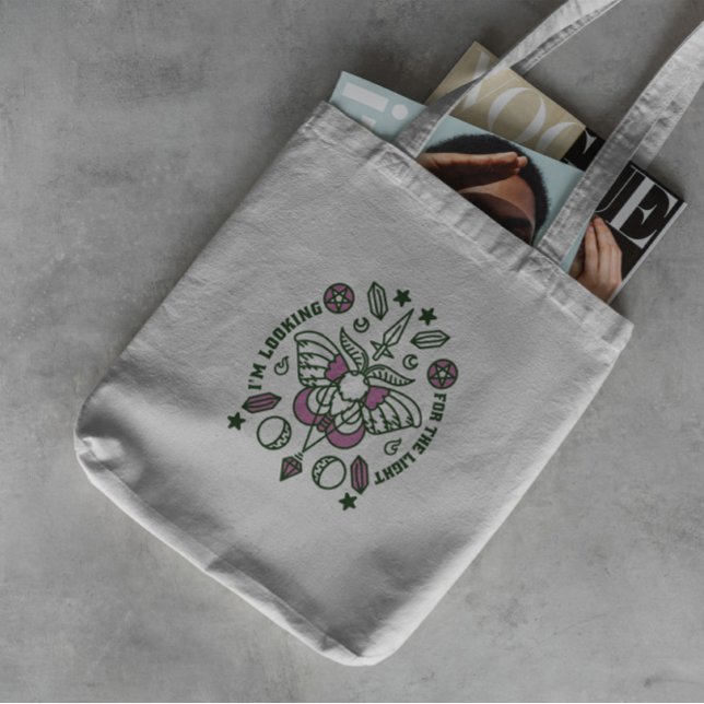 Magical Butterfly And Crystals Tote Bag (Creator Uploaded)