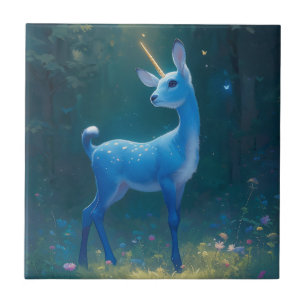 Magical Butterfly Forest Fawnicorn Tile