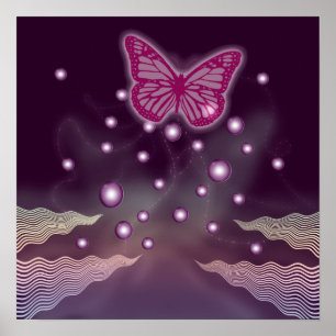 Magical Butterfly Posters   Wall Art - large