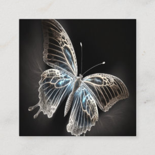 Magical Butterfly Square Business Card