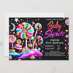 Magical Candyland Baby Shower Invitation