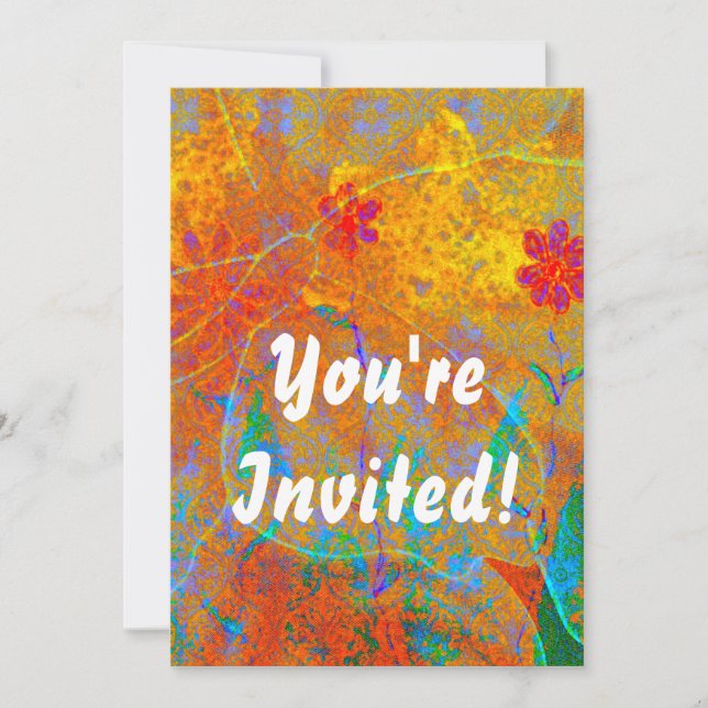 Magical Carpet invitation (Front)