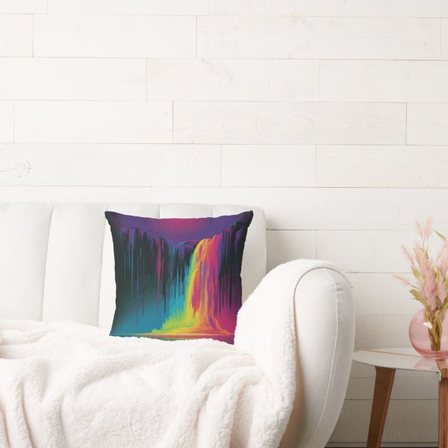 Magical cascade, captivating serenity cushion (Couch)