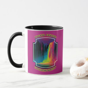 Magical cascade, captivating serenity mug