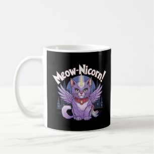 Magical Cat Unicorn Fantasy Gift - Meow-Nicorn Coffee Mug