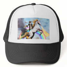 Magical Cat & Unicorn Trucker Hat