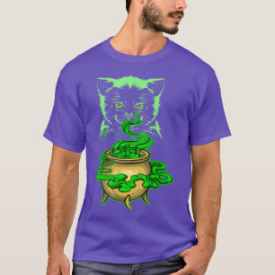 Magical Cat Witch Occult Alchemy Wicca Witchcraft T-Shirt