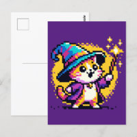 Magical Cat Wizard: 8-Bit Spellcaster