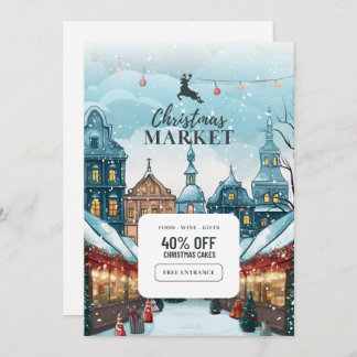 "Magical Celebration: Christmas Invitation Card