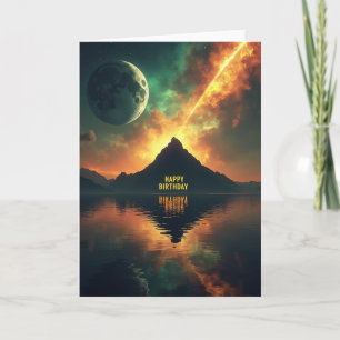 Magical Celestial Birthday Card