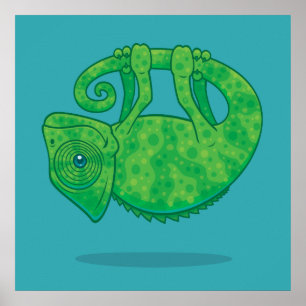 Magical Chameleon Poster