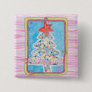 Magical Christmas 15 Cm Square Badge