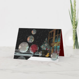 Magical Christmas card with Text