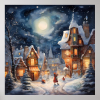 Magical Christmas Eve Poster