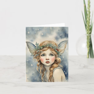 Magical Christmas Fairy Holiday Card