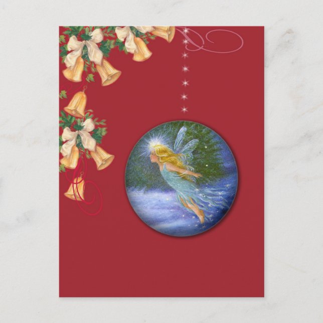 Magical Christmas Fairy post card (Front)
