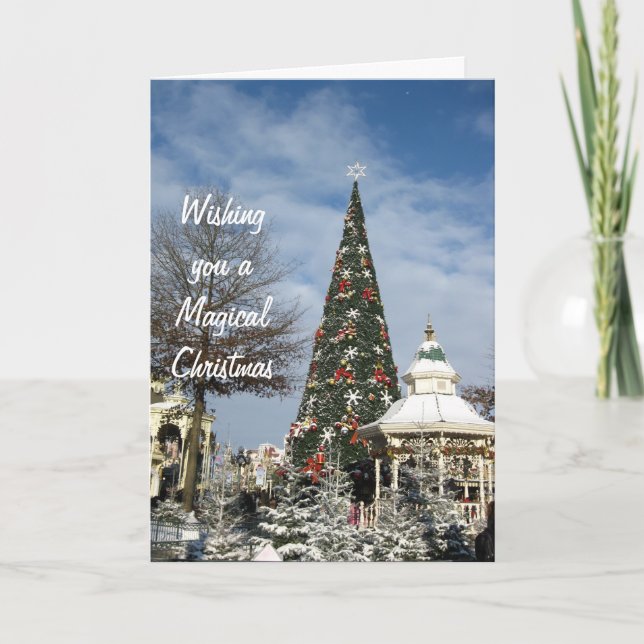 Magical Christmas Holiday Card (Front)