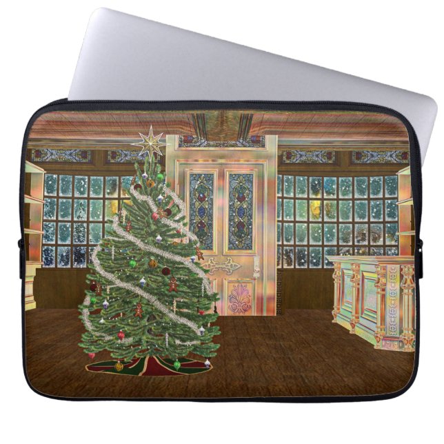 Magical Christmas Laptop Sleeve (Front)