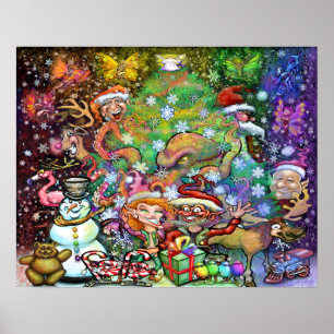 Magical Christmas Party Poster