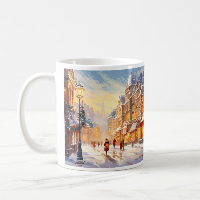 Magical Christmas Shopping Coffee Mug (Left)