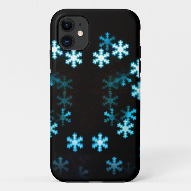 Magical Christmas snowflakes Case-Mate iPhone Case (Back)