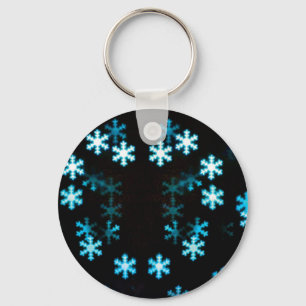 Magical Christmas Snowflakes Key Ring