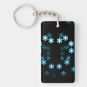 Magical Christmas snowflakes Key Ring